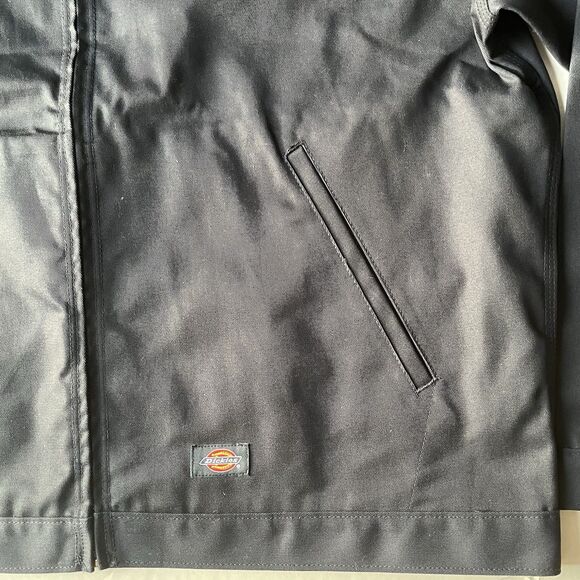 Dickies Mens Unlined Eisenhower Jacket Canvas Work Coat JT75 Dark Navy XL Reg - Picture 10 of 16